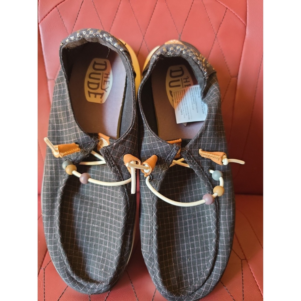 Hey Dude Womens Wendy Peak Baja Black Size 10